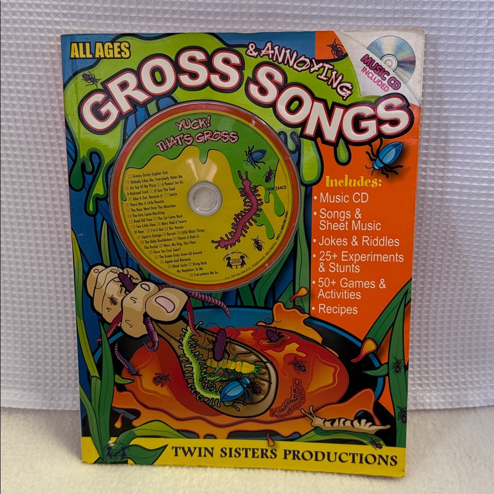 Gross & Annoying Songs 96pg Workbook & Music CD (Early Childhood Learning)